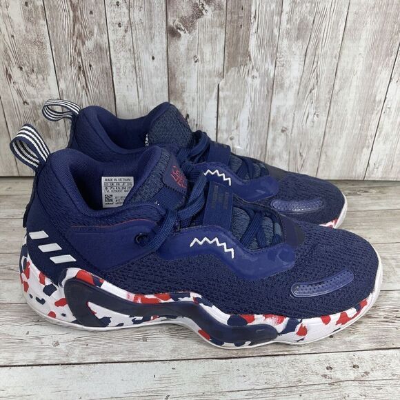 Adidas D.O.N. Issue 3 GCA Team USA Basketball Shoe Men's size 8 Style GW2945 - Picture 4 of 12